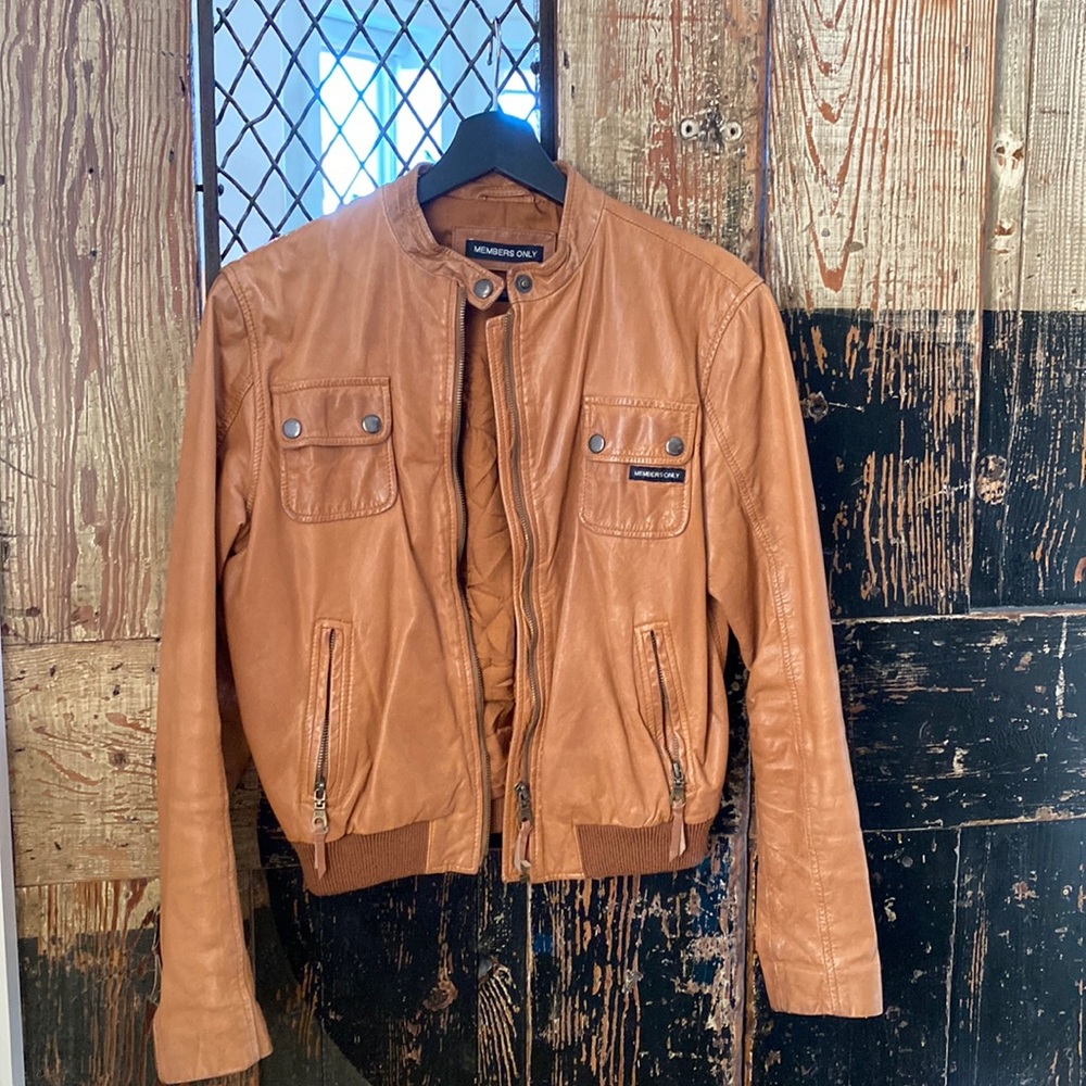 Members Only Leather Jacket